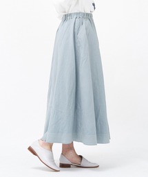 綿麻お山のステッチスカート