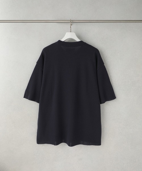 STUDIOUS（ステュディオス）の「半袖ニット（ニット/セーター・メンズ・グレー・1）」の14枚目の写真