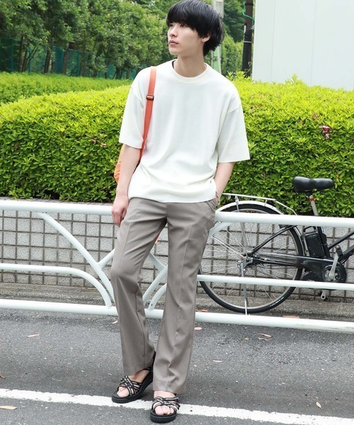 STUDIOUS（ステュディオス）の「半袖ニット（ニット/セーター・メンズ・グレー・1）」の4枚目の写真