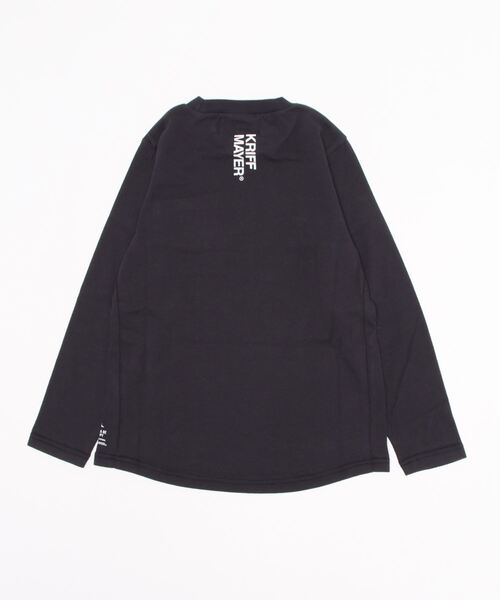 KRIFF MAYER Kid's Collection（クリフメイヤーキッズコレクション）の「ぬくテクポケTEE（Tシャツ/カットソー・キッズ・ネイビー/ブラウン/ブルーグリーン/レンガ・120/130/140/150/160/170）」の11枚目の写真