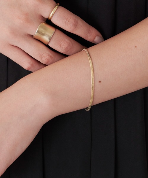 Aunt Marie's（アントマリーズ）の「スネークチェーンブレスレット（ブレスレット・レディース・シルバー/ゴールド・FREE）」の6枚目の写真