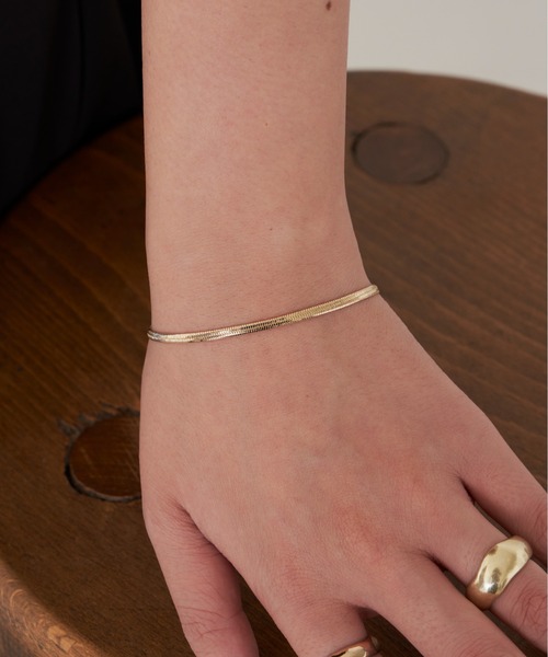 Aunt Marie's（アントマリーズ）の「スネークチェーンブレスレット（ブレスレット・レディース・シルバー/ゴールド・FREE）」の8枚目の写真