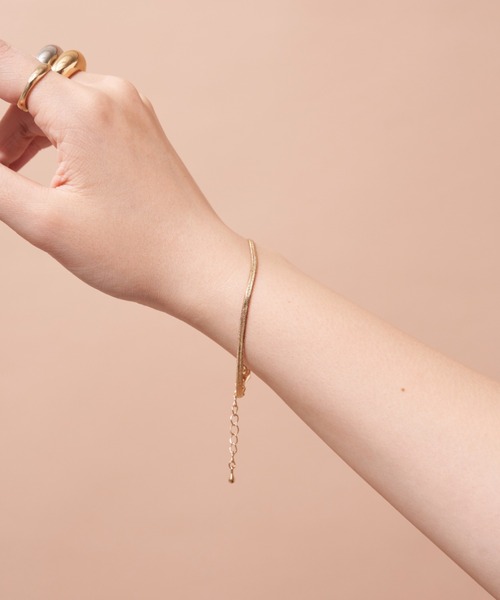 Aunt Marie's（アントマリーズ）の「スネークチェーンブレスレット（ブレスレット・レディース・シルバー/ゴールド・FREE）」の19枚目の写真