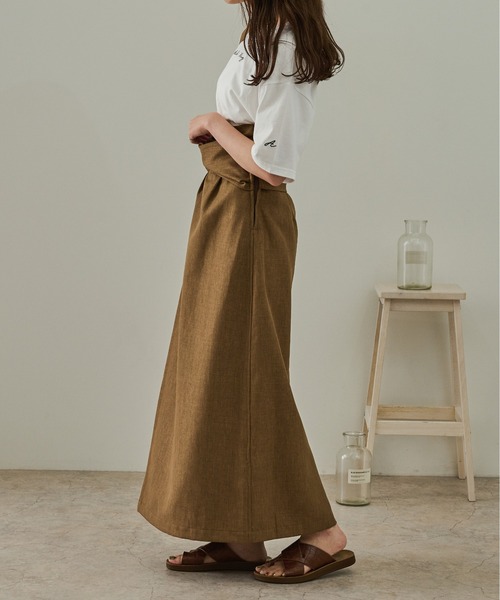 Ambre Neige（アンブルネージュ）の「ロゴ刺繍Tシャツ／【WEB/EC限定商品】（Tシャツ/カットソー・レディース・ホワイト/モカ・FREE）」の14枚目の写真