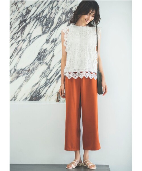 SHOO・LA・RUE（シューラルー）の「◆ヌバック風スクエアショルダー（ショルダーバッグ・レディース・チャコールグレー/ベージュ/ライトパープル/ベビーピンク・00）」の5枚目の写真