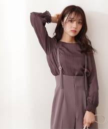 PROPORTION BODY DRESSING | ランダムプリーツシャーリングブラウス / 1211210911(シャツ/ブラウス)
