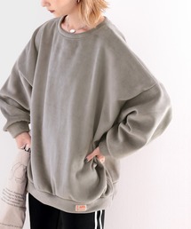 Java | 《JaVaジャバ コラボ》ベロアで魅せる大人カジュアル。2wayリバーシブルベロアプルオーバー(スウェット)