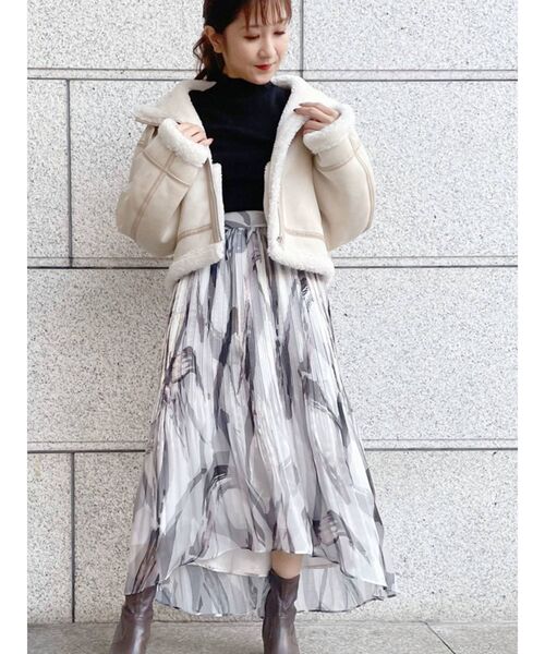 MERCURYDUO（マーキュリーデュオ）の「メタリックプリーツグラデーションロングスカート（スカート・レディース・ピンク/イエロー/グレー・SMALL/MEDIUM）」の15枚目の写真