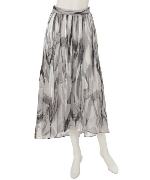 MERCURYDUO（マーキュリーデュオ）の「メタリックプリーツグラデーションロングスカート（スカート・レディース・ピンク/イエロー/グレー・SMALL/MEDIUM）」の17枚目の写真