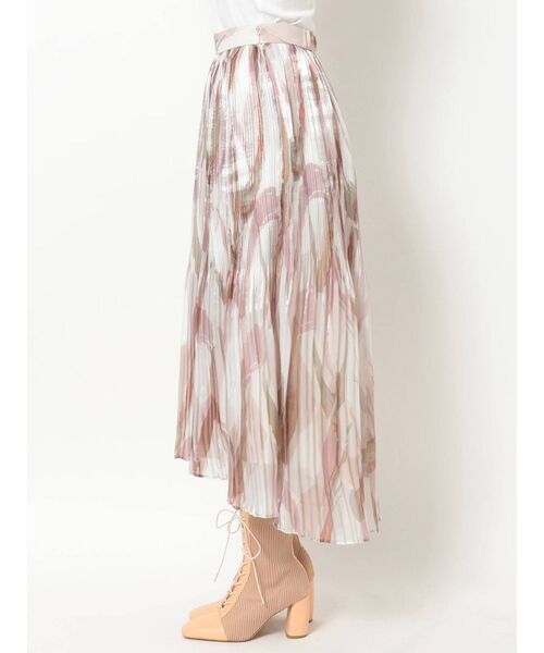 MERCURYDUO（マーキュリーデュオ）の「メタリックプリーツグラデーションロングスカート（スカート・レディース・ピンク/イエロー/グレー・SMALL/MEDIUM）」の19枚目の写真