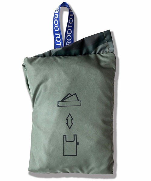 ROOTOTE（ルートート）の「ルートート/RO.ルーショッパー.ポケットスクエア-A（エコバッグ/サブバッグ・メンズ・カモフラージュ/ストライプ/ドット・FREE）」の13枚目の写真