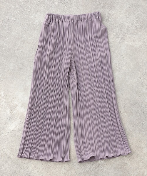 GLOBAL WORK（グローバルワーク）の「【キッズ】速乾プリーツイージーパンツ/959269（その他パンツ・キッズ・ライトベージュ/ライトパープル/ミント/ダークグレー・100cm/120cm/130cm/140cm/150cm/160cm/110cm）」の4枚目の写真