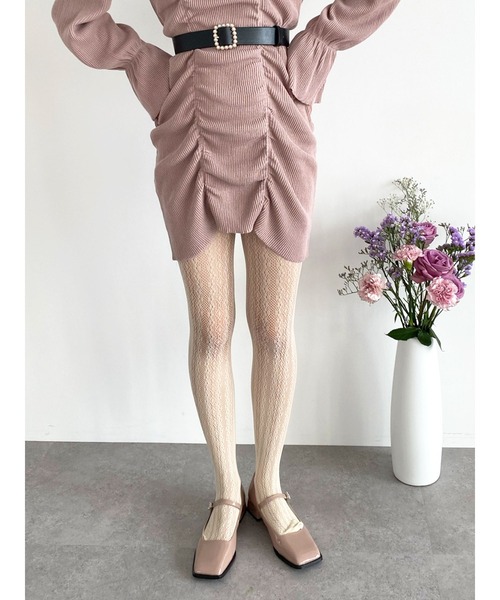Honey Salon グリッタースクエアパールパンプス Honey Salon グリッタースクエアパールパンプス