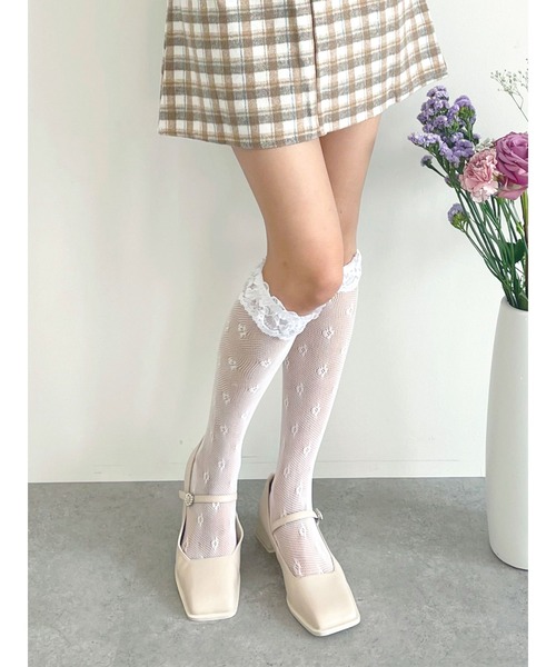 Honey Salon（ハニーサロン）の「スクエアトゥクリアヒールパンプス（パンプス・レディース・ブラック/ライトベージュ/モカ・SMALL/MEDIUM/LARGE）」の13枚目の写真