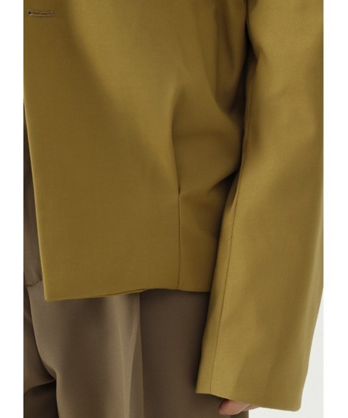 WESTBOY（ウエストボーイ）の「【WB ORIGINALS】Short Tailored Jacket WO21W2OT07（テーラードジャケット・メンズ・ブラウン/イエロー/ブラック・M/XL/L）」の7枚目の写真