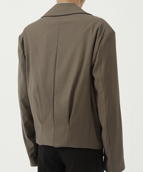 WESTBOY（ウエストボーイ）の「【WB ORIGINALS】Short Tailored Jacket WO21W2OT07（テーラードジャケット・メンズ・ブラウン/イエロー/ブラック・M/XL/L）」の9枚目の写真