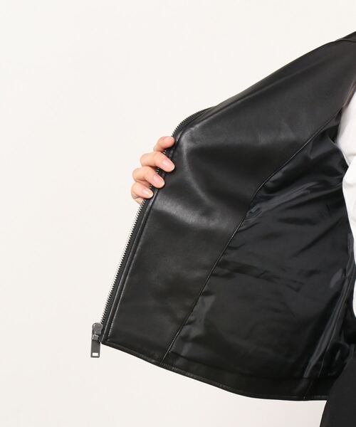GAP（ギャップ）の「フェイクレザー ライダースジャケット