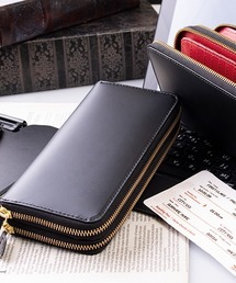 DIABLO（ディアブロ）の「ボンデッドレザーラウンドダブルファスナー長財布（財布）」