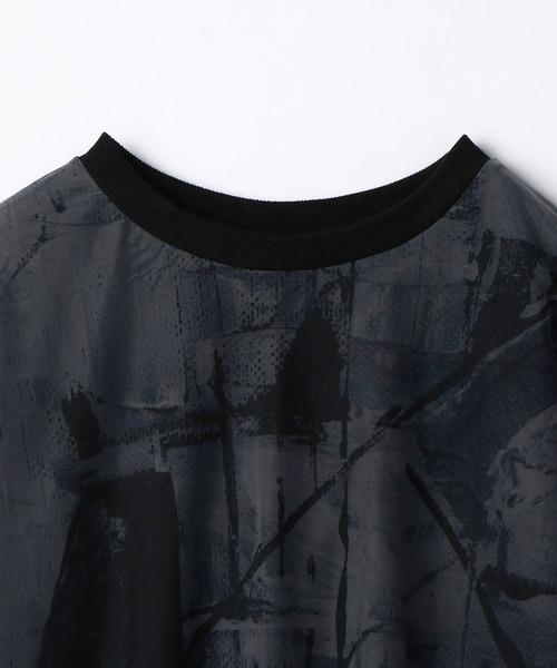 NICOLE white（ニコルホワイト）の「プリントチュールプルオーバー（Tシャツ/カットソー・レディース・ブルー系/ブラック系/その他・FREE）」の7枚目の写真