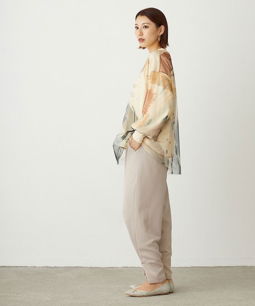 NICOLE white（ニコルホワイト）の「プリントチュールプルオーバー（Tシャツ/カットソー・レディース・ブルー系/ブラック系/その他・FREE）」の21枚目の写真