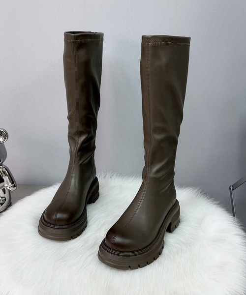 HALEY PESCA（ヘーリーペスカ）の「HALEY PESCA/厚底PUレザー バック