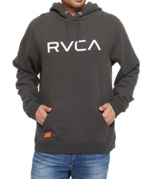 RVCA メンズ IV BIG RVCA HD パーカー【2021年秋冬モデル】/ルーカロゴブルオーバーパーカー