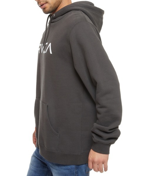 RVCA（ルーカ）の「RVCA メンズ  IV BIG RVCA HD パーカー【2021年秋冬モデル】/ルーカロゴブルオーバーパーカー（パーカー・メンズ・ボルドー/ブラック/ホワイト/モスグリーン/ピンク・SMALL/MEDIUM/LARGE/X-LARGE）」の10枚目の写真