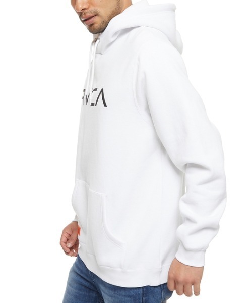 RVCA（ルーカ）の「RVCA メンズ  IV BIG RVCA HD パーカー【2021年秋冬モデル】/ルーカロゴブルオーバーパーカー（パーカー・メンズ・ボルドー/ブラック/ホワイト/モスグリーン/ピンク・SMALL/MEDIUM/LARGE/X-LARGE）」の12枚目の写真