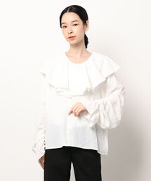 ehka sopo | ラッフルブラウス(シャツ/ブラウス)