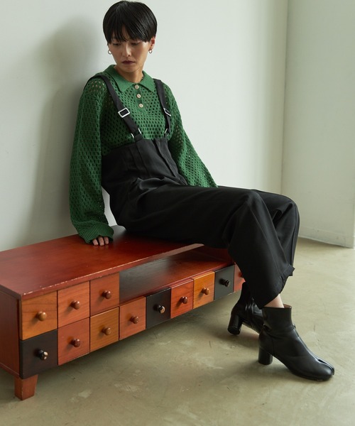 VACANCY(ヴァカンシー)の「サスペンダーサロペット(サロペット/オーバーオール・レディース・ブラック/ブルー/その他・FREE)」の18枚目の写真