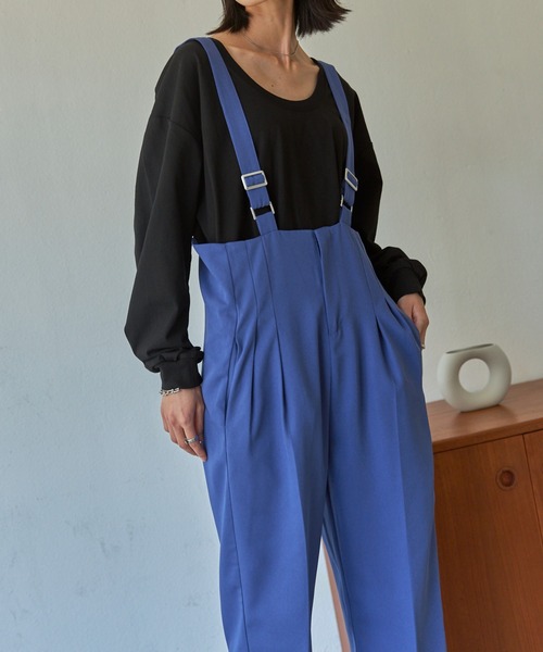 VACANCY(ヴァカンシー)の「サスペンダーサロペット(サロペット/オーバーオール・レディース・ブラック/ブルー/その他・FREE)」の22枚目の写真