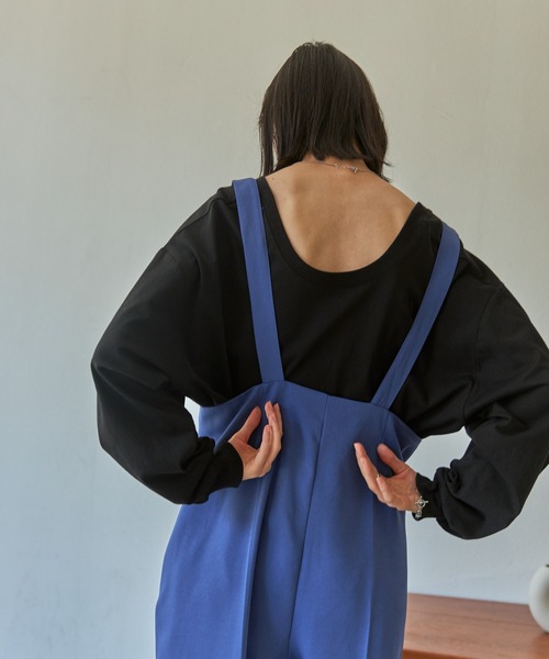 VACANCY(ヴァカンシー)の「サスペンダーサロペット(サロペット/オーバーオール・レディース・ブラック/ブルー/その他・FREE)」の19枚目の写真