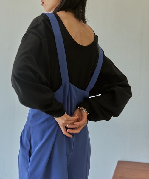 VACANCY(ヴァカンシー)の「サスペンダーサロペット(サロペット/オーバーオール・レディース・ブラック/ブルー/その他・FREE)」の15枚目の写真