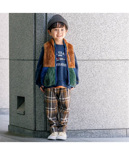 F.O.KIDS（エフオーキッズ）の「リバーシブルベスト（ベスト・キッズ・ブラウン/チャコール/キナリ/グレー・110/140/80/120/90/130/95/100）」の8枚目の写真