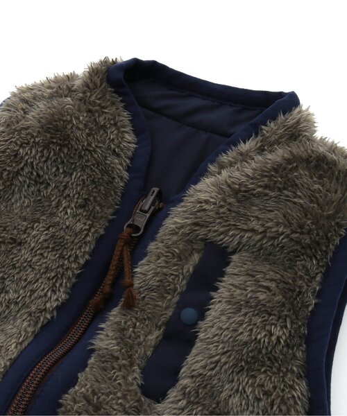 F.O.KIDS（エフオーキッズ）の「リバーシブルベスト（ベスト・キッズ・ブラウン/チャコール/キナリ/グレー・110/140/80/120/90/130/95/100）」の14枚目の写真