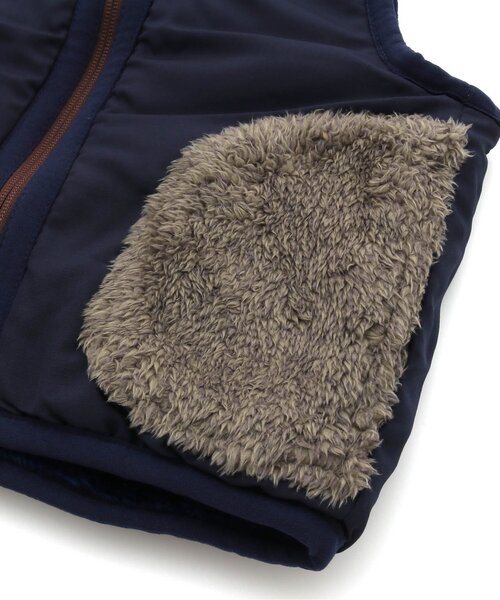 F.O.KIDS（エフオーキッズ）の「リバーシブルベスト（ベスト・キッズ・ブラウン/チャコール/キナリ/グレー・110/140/80/120/90/130/95/100）」の22枚目の写真