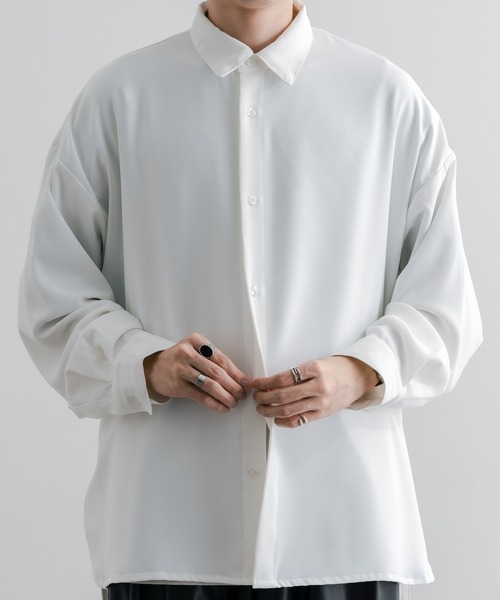 epnok（エプノック）の「レギュラーカラードローコードシャツ（シャツ/ブラウス・メンズ・ブラック/オフホワイト/ミント・SMALL/MEDIUM/LARGE）」の20枚目の写真