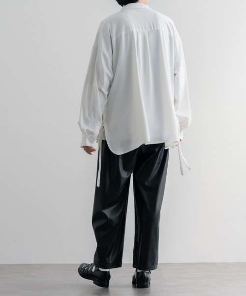 epnok（エプノック）の「レギュラーカラードローコードシャツ（シャツ/ブラウス・メンズ・ブラック/オフホワイト/ミント・SMALL/MEDIUM/LARGE）」の16枚目の写真