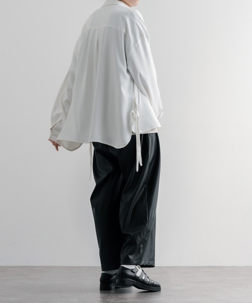 epnok（エプノック）の「レギュラーカラードローコードシャツ（シャツ/ブラウス・メンズ・ブラック/オフホワイト/ミント・SMALL/MEDIUM/LARGE）」の17枚目の写真