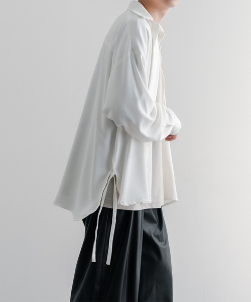 epnok（エプノック）の「レギュラーカラードローコードシャツ（シャツ/ブラウス・メンズ・ブラック/オフホワイト/ミント・SMALL/MEDIUM/LARGE）」の7枚目の写真