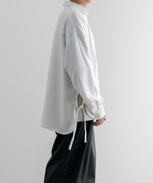 epnok（エプノック）の「レギュラーカラードローコードシャツ（シャツ/ブラウス・メンズ・ブラック/オフホワイト/ミント・SMALL/MEDIUM/LARGE）」の8枚目の写真