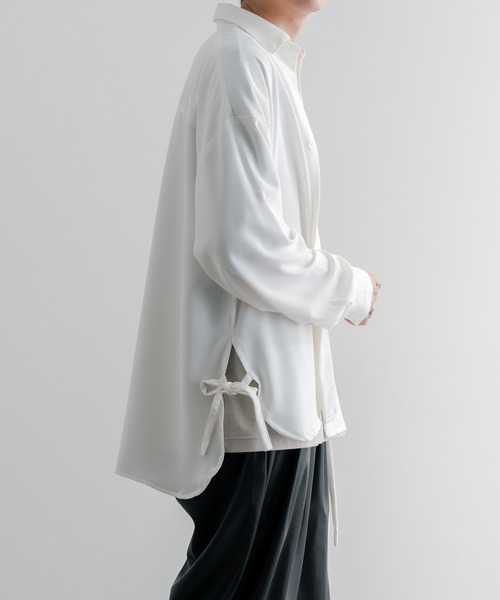 epnok（エプノック）の「レギュラーカラードローコードシャツ（シャツ/ブラウス・メンズ・ブラック/オフホワイト/ミント・SMALL/MEDIUM/LARGE）」の9枚目の写真