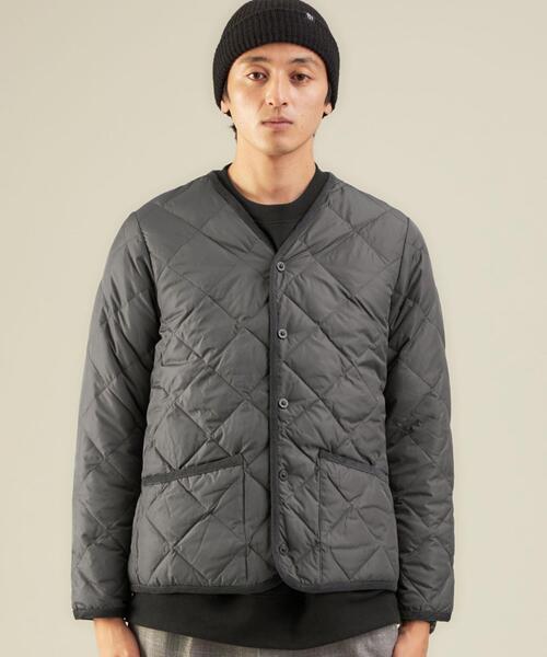 【WEB限定】 ＜ TAION （タイオン）＞ Vネック ダウン ジャケット
