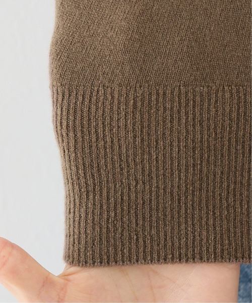 Deuxieme Classe（ドゥーズィエムクラス）の「CAPRI クルーネックプルオーバー（ニット/セーター・レディース・ネイビー/カーキ/アイボリー/ブラック・FREE）」の9枚目の写真