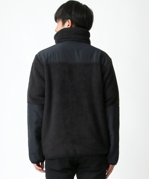 CONVERSE（コンバース）の「CONVERSE/コンバース ボアフリース 切替 スタンドフルジップ/ボアジャケット レディース メンズ ブルゾン（ブルゾン・メンズ・チャコールグレー/ブラック/ベージュ/カーキ/ベージュ系その他・LL/M/L）」の22枚目の写真