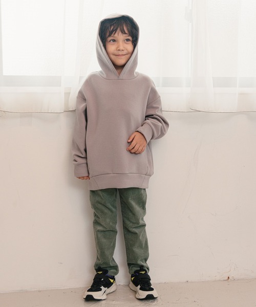 GLOBAL WORK（グローバルワーク）の「キッズ/ソフトタッチコーデュロイスリム/215951（その他パンツ・キッズ・ベージュ/グレー/ブルー/グリーン/ダークグレー/ベビーピンク/グリーン系その他6・110cm/100cm/120cm/130cm/140cm/150cm/160cm）」の11枚目の写真