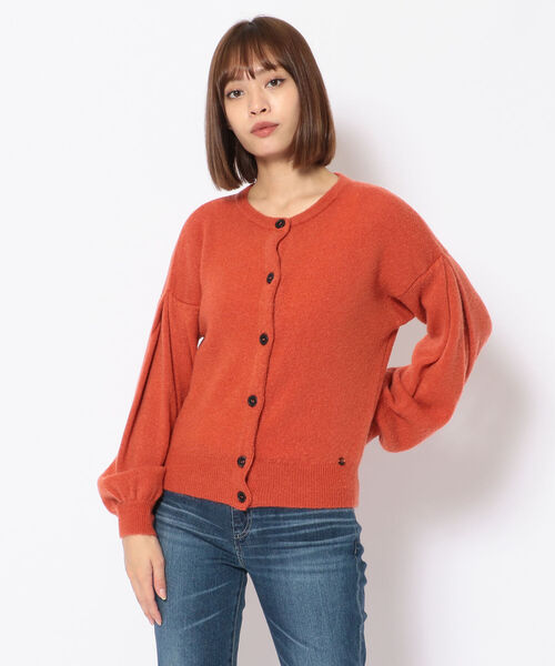 ottod'Ame(オットダム)の「ottod'Ame/オットダム/KNIT CARDIGAN(カーディガン/ボレロ・レディース・オレンジ・SMALL)」の2枚目の写真