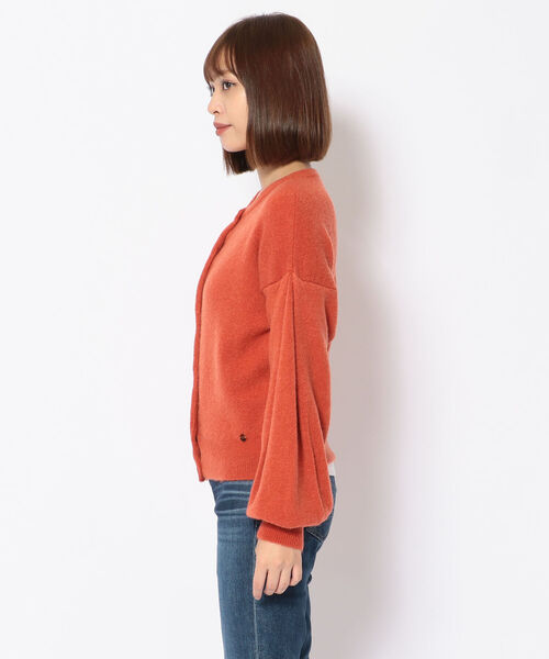 ottod'Ame(オットダム)の「ottod'Ame/オットダム/KNIT CARDIGAN(カーディガン/ボレロ・レディース・オレンジ・SMALL)」の3枚目の写真