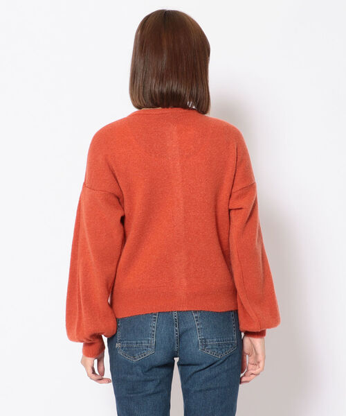 ottod'Ame(オットダム)の「ottod'Ame/オットダム/KNIT CARDIGAN(カーディガン/ボレロ・レディース・オレンジ・SMALL)」の4枚目の写真