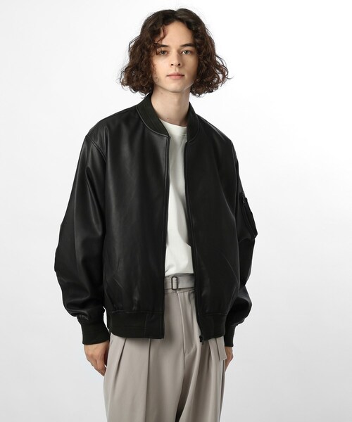 フェイクレザーma 1